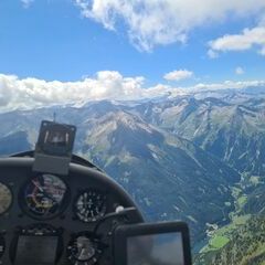 Flugwegposition um 12:14:43: Aufgenommen in der Nähe von Gemeinde Zederhaus, 5584, Österreich in 2971 Meter
